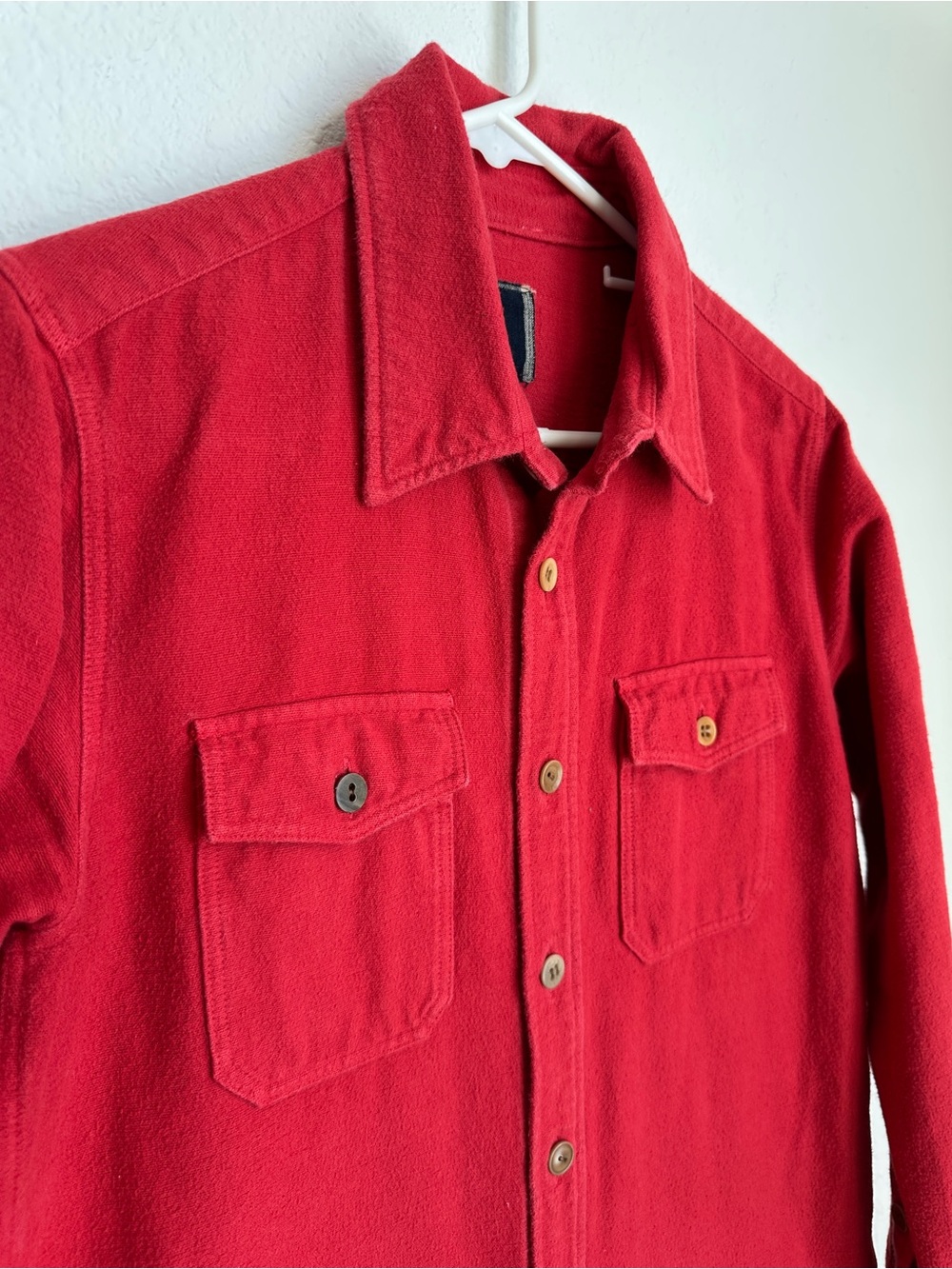 VISVIM Black Elk Flannel‎ Shirt Red size 1 US small Japanese streetwear - Picture 4 of 13